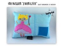 Stickdatei - ITH Kissen Zahn und Fee